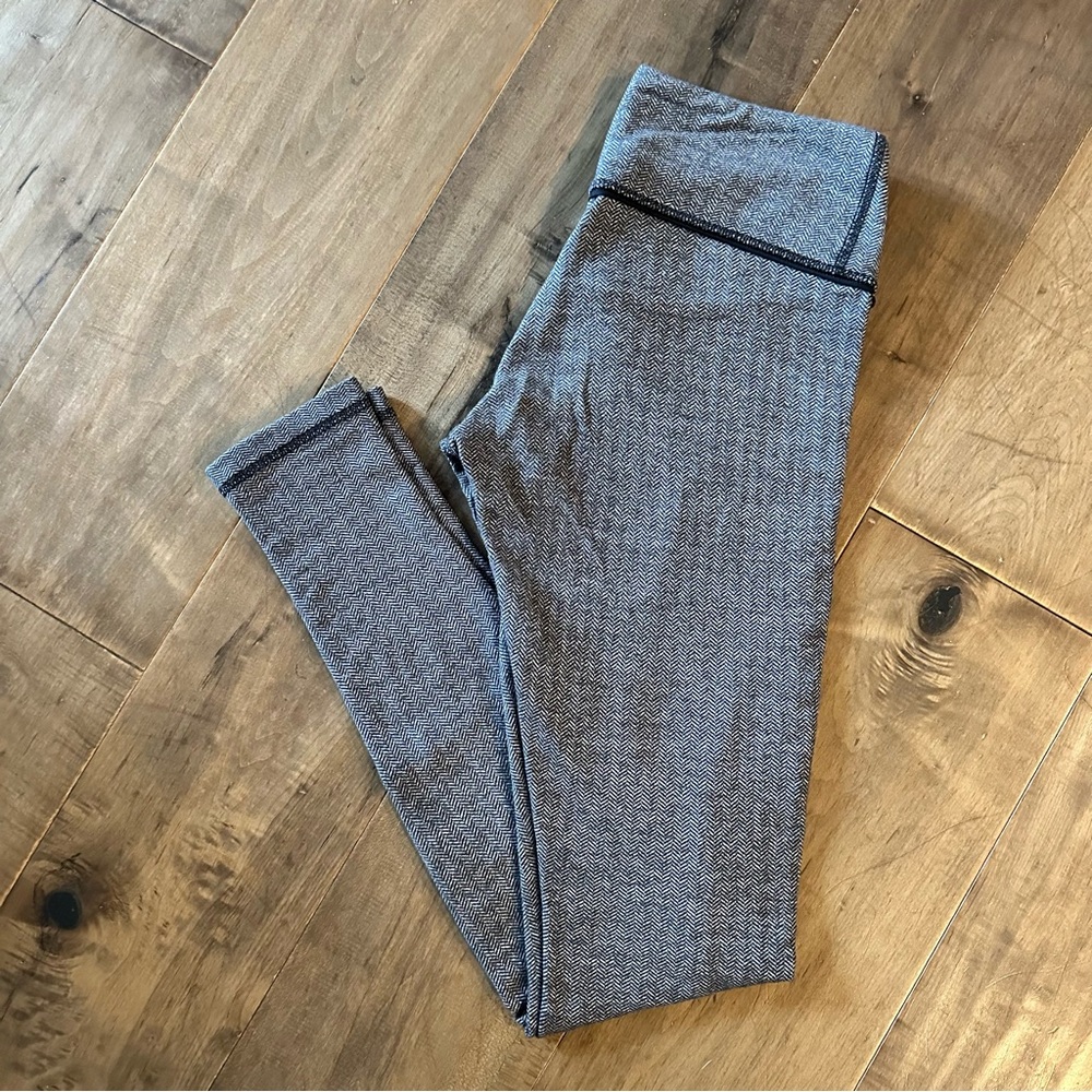 Lululemon Wunder Under Herringbone Leggings